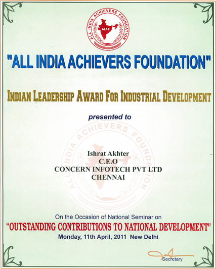 Awards and Achievements